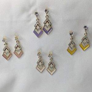 4pc bundle small dangle studs